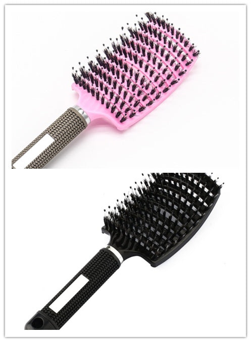 Hairbrush Anti Kit Brushy Women Detangler Hair Brush Bristle Nylon Scalp Massage Teaser Hair Brush Comb Hairbrush Anti Kit Brushy Women Detangler Hair Brush Bristle Nylon Scalp Massage Teaser Hair Brush Comb